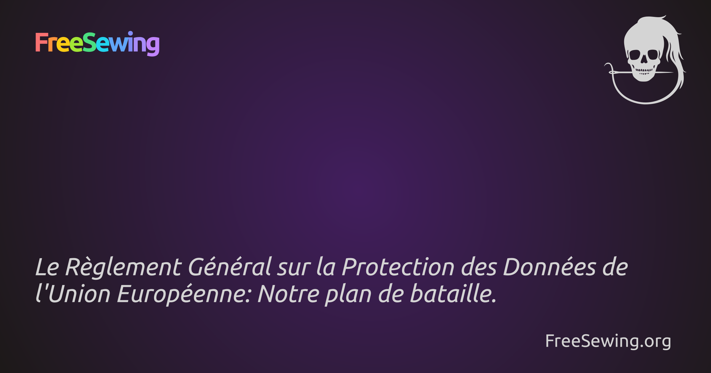 Le Règlement Général Sur La Protection Des Données De L'Union ...